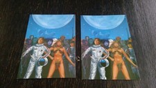 1994 Comic Images Ron Miller's Firebrands Promo (2 CARDS) (MINT CONDITION)