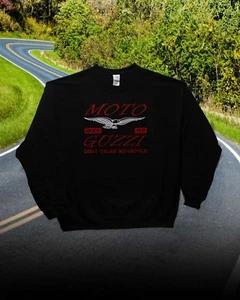 MOTO GUZZI "GREAT ITALIAN MOTORCYCLES" SWEATSHIRT BLACK - Bild 1 von 2