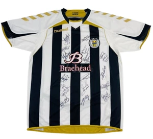 RARE St Mirren Football Club Jersey Scotland Signed by Team Mens US M Hummel - Picture 1 of 11