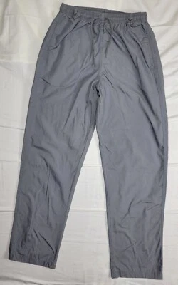 Scrubs Pants Women's Size Small Gray Drawstring Lightweight Logo - Image 1 of 4