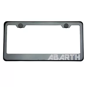 Pistola de titanio marco de placa de metal ABARTH tapa de tornillo de metal grabado con láser - Imagen 1 de 8