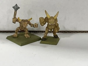 Minotaurs Generación 1 Miniaturas Warhammer Fantasy Age Of Sigmar Fuera de imprenta Juegos Taller B - Imagen 1 de 1