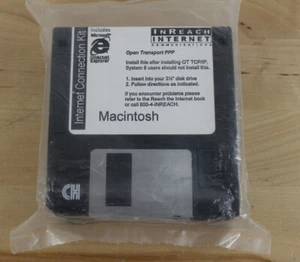 Vtg Apple Macintosh Computer Internet Connection Kit 3.5” Floppy Disk - Afbeelding 1 van 5
