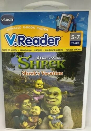 VTech V Reader Dreamworks Shrek Shreks Vacation Animated E-Book System 5-7 Years - Image 1 of 1