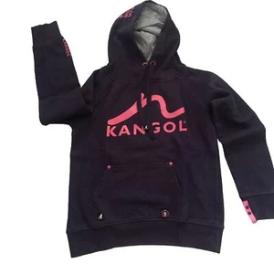 🔥VINTAGE KANGOL HOODIE UK Size 12 * EXCELLENT CONDITION!* 🦘👘 - Picture 1 of 8