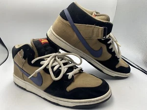 Men’s Size 13 Nike Dunk Premium SB Mid Workwear 314381-241 STRAP IS CUT! Used - Picture 1 of 24