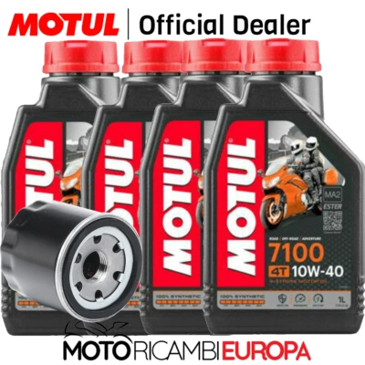 KIT TAGLIANDO OLIO MOTUL Suzuki GSF650 Bandit 05-08 CON FILTRO OLIO SPECIFICO