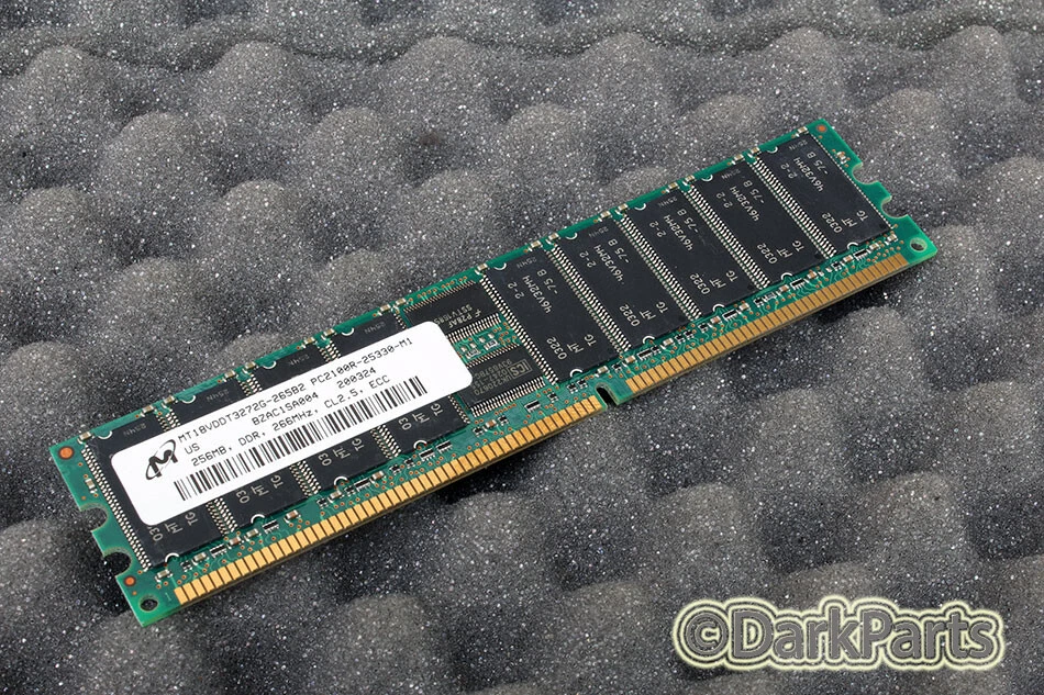 Fujitsu Primergy RX300 S1 Memory RAM 256MB MT18VDDT3272G-265B2 PC2100R-25330-M1 - Image 1 of 1