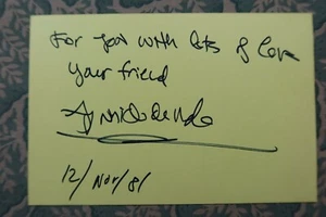 Anaís de Melo - MEXICAN CINEMA - Beyond the Limit - La mula - Autographed 1965 - Picture 1 of 2