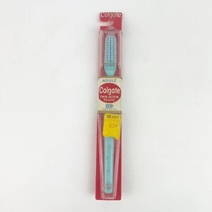 NEW Vintage Colgate Adult Twin Action Deluxe Blue Toothbrush Original Case USA - Picture 1 of 5