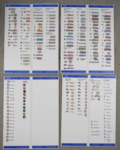 Pokemon Labels Block Set TCG Card For Dividers Stickers Pick From List - Picture 1 of 20