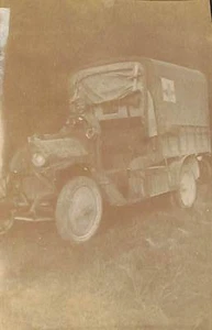 PHOTO GUERRE WAR KRIEG 14/18 ARTILLERIE VEHICULE AMBULANCE A IDENTIFIER - Picture 1 of 1