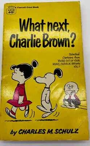 What’s Next Charlie Brown, Charles Schultz snoopy 1959 vtg paperback comic book - Foto 1 di 2