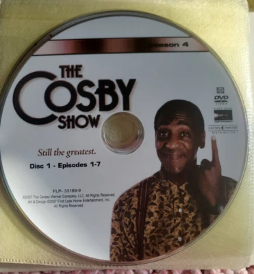 The Cosby Show Season 4 Disc Only Loose DVD TV Series First Look Home Ent. - Image 1 of 4