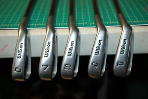 RH Wilson FireStick 6i-9i, PW iron set Mens Flex graphite 7i-37.5" #W208 - Picture 1 of 16