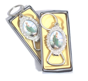12 Pc Saint Jude Bottle Opener Keychain Party Favors San Judas Recuerdos Bautizo - Picture 1 of 2