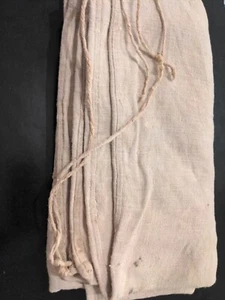 Original Antikes Bauernleinen grober Mehlsack Handgewebt Leinen geflickt #1 - Bild 1 von 5