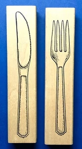 LARGE KNIFE & FORK SET by Judikins dinner eating table gourmet kitchen spoon fun - Picture 1 of 2