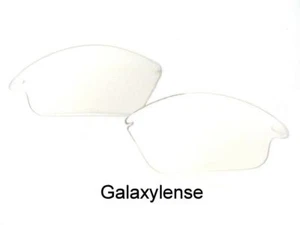 Galaxy Replacement Lenses For Oakley Fast Jacket Sunglasses Crystal Clear - Picture 1 of 5
