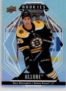 2022-23 Upper Deck Allure #104 Marc McLaughlin Boston Bruins Rookie