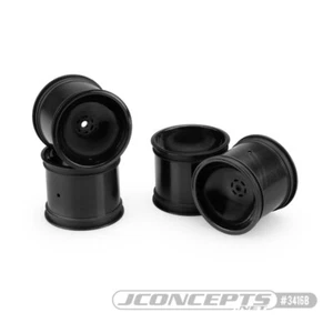 JConcepts Super Dish 2.2 Rear Wheel Traxxas Rustler Stampede Black 3416B - Picture 1 of 1