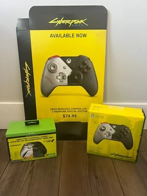 Cyberpunk 2077 XBOX Pro Charging Stand + Wireless Controller + Promo Display Box - Image 1 of 4