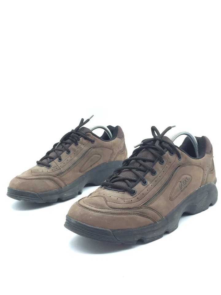 Asics QL116 Zapatillas Deportivas De Cuero Marrón T.46,5 US.12 UK.11,5 - Imagen 1 de 4