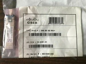 Genuine Cisco ONS-SE-GE-BXU SFP GBIC transceiver module 10-2481-01 - Picture 1 of 1