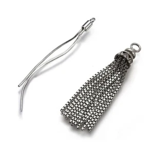 QUASTE Charm/Tropfenanhänger - Massiv 925 Sterlingsilber - Halskette Kette Optionen - Bild 1 von 7