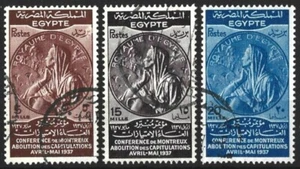 EGYPT 1937 ABOLITION SET USED - Picture 1 of 1