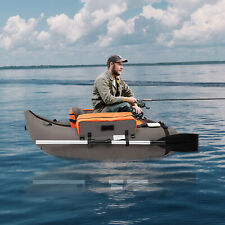 Portable Inflatable Fishing Boat Raft, Blow Up Boat,Backrest Adjustable Angle