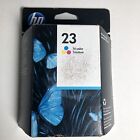 Hp 23 Hp23 Ink Cartridge Genuine - Tri-Color - C1823d Original New Exp 2012