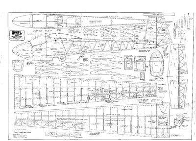 SLINGSBY SAILPLANES Ltd. T-45 Swallow, Segelflugzeug, Trainingsflugzeug. - Bild 1 von 2