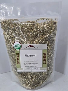 **Organic Motherwort Herb (4 oz) - Herbal Supplement by Mountain Rose Herbs** - Picture 1 of 1