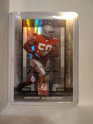 VERNON GHOLSTON 2008 Donruss Elite Turn Of The Century Rookie Auto #35/100 - Image 1 of 4