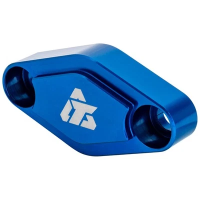 Tusk Parking Brake Block Off Plate Blue For Honda TRX 400X 2009,2012-2014 - Image 1 of 2