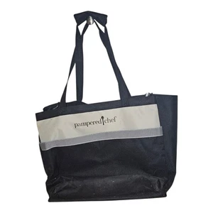 Heavy Duty Pampered Chef Extra Large Tote Bag 17.5" x 12" x 15" Lined - Picture 1 of 5