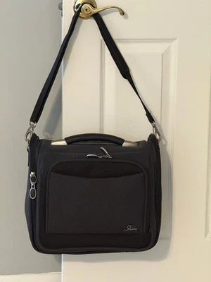 MALA DE MÃO SKYWAY PRETA E CINZA BOLSA DE VIAGEM - Imagem 1 de 4