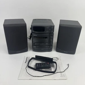 Vintage Panasonic SA-CH170 Hi-Fi Cassette CD Audio System Receiver MASH/ Remote - Picture 1 of 9