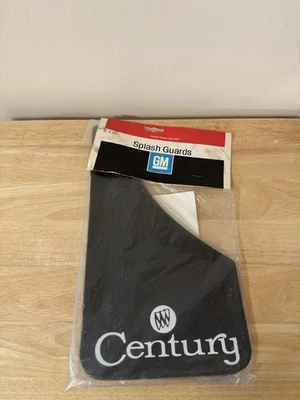 Nos Vintage Buick Century GM splash guards Mud Flaps Black 1 pair - Image 1 of 3