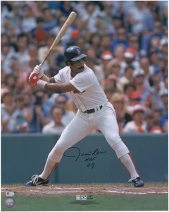 Jim Rice Red Sox Signed 16x20 Batting Stance Photograph with "HOF 09" Insc - Picture 1 of 1