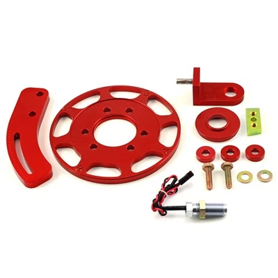 Chevy SBC 350 7" Aluminum Magnetic Crank Trigger Kit - Imagen 1 de 2