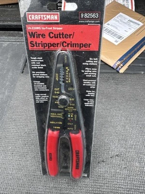 Sears Craftsman EE. UU. Nos Cortador de Alambres Pelacables Crimpadora Grande 10-22AWG Foto 1 de 4