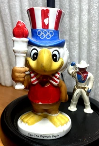 Sam the Olympic Eagle 5" Keramik Figur - 1984 LA Olympic Maskottchen ~ Papel - Bild 1 von 5