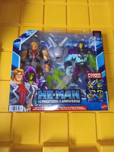 MOTU He-Man & Skeletor 2pack The Masters Of The Universe Battle For Eternia 2022 - Picture 1 of 2