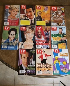 Vintage Lot of 11 Assorted TV Guides from The 1997-1998 - Texas Editions - Picture 1 of 2