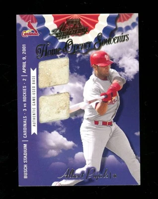 Absolute Memorabilia Albert Pujols 2001 radiocontrol abridor de casa base GU doble/200 SE1489 Foto 1 de 2