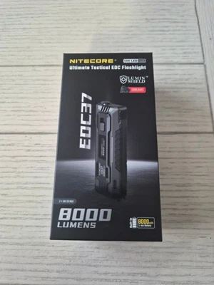 Nitecore EDC37 8,000 Lumens Ultra Slim High Performance Flashlight - Image 1 of 2