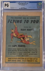 Captain Marvel Jr. #5 CGC PG 16ª página solo marzo 1943 (Fawcett) - Imagen 1 de 1