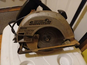 Herramienta de sierra circular Craftsman Sears Industrial de 7-1/4 pulgadas con accionamiento helicoidal - ¡FUNCIONA muy bien! - Imagen 1 de 5